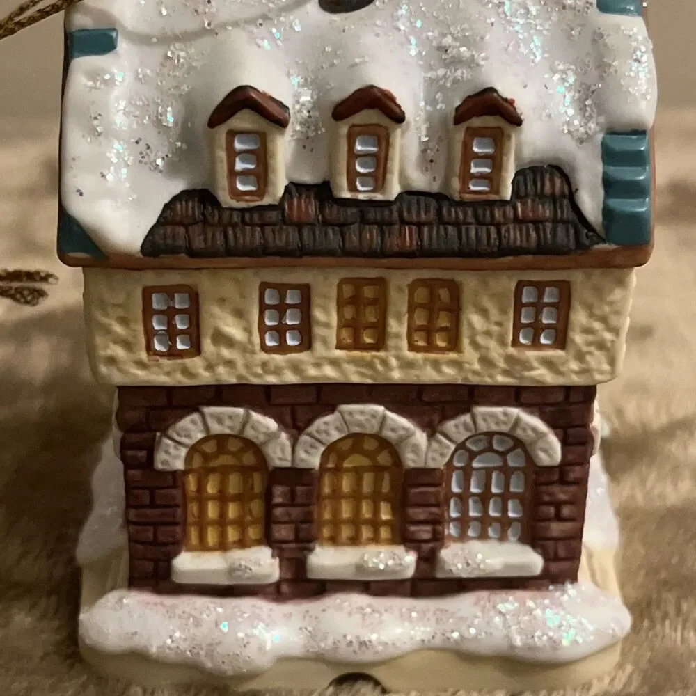 Hummel Bavarian Village 3 Ornaments / Light Covers Goebel 2000 Never Used Mint